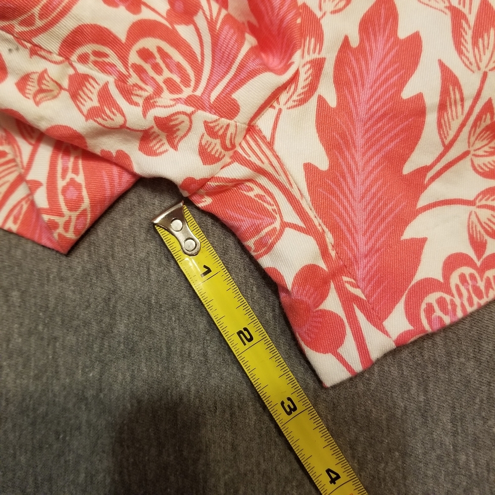 *SOLD* J. Crew stretch pink floral shorts size 00 EUC - Picture 6 of 7